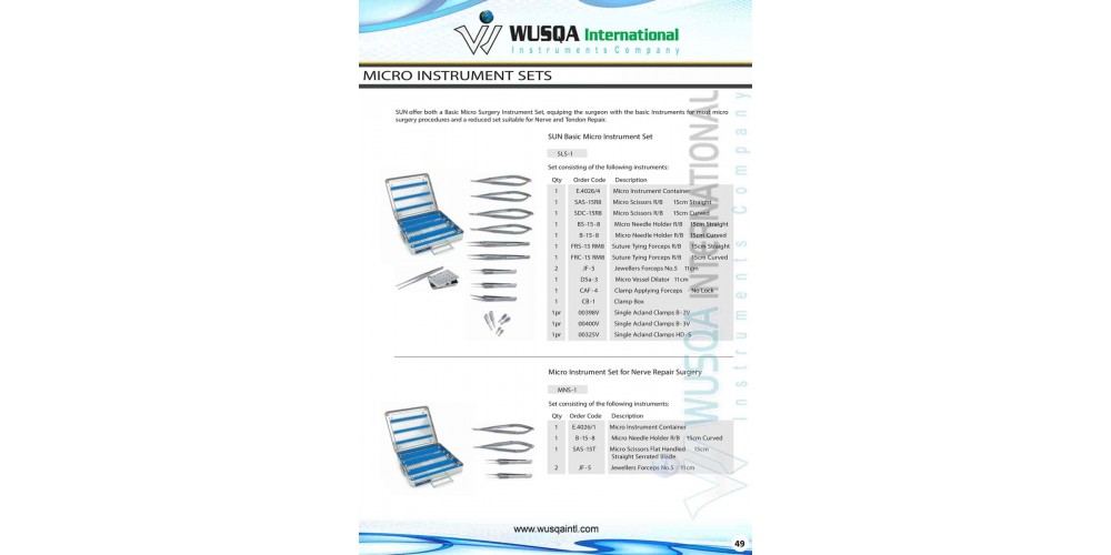 Micro Surgery Instruments